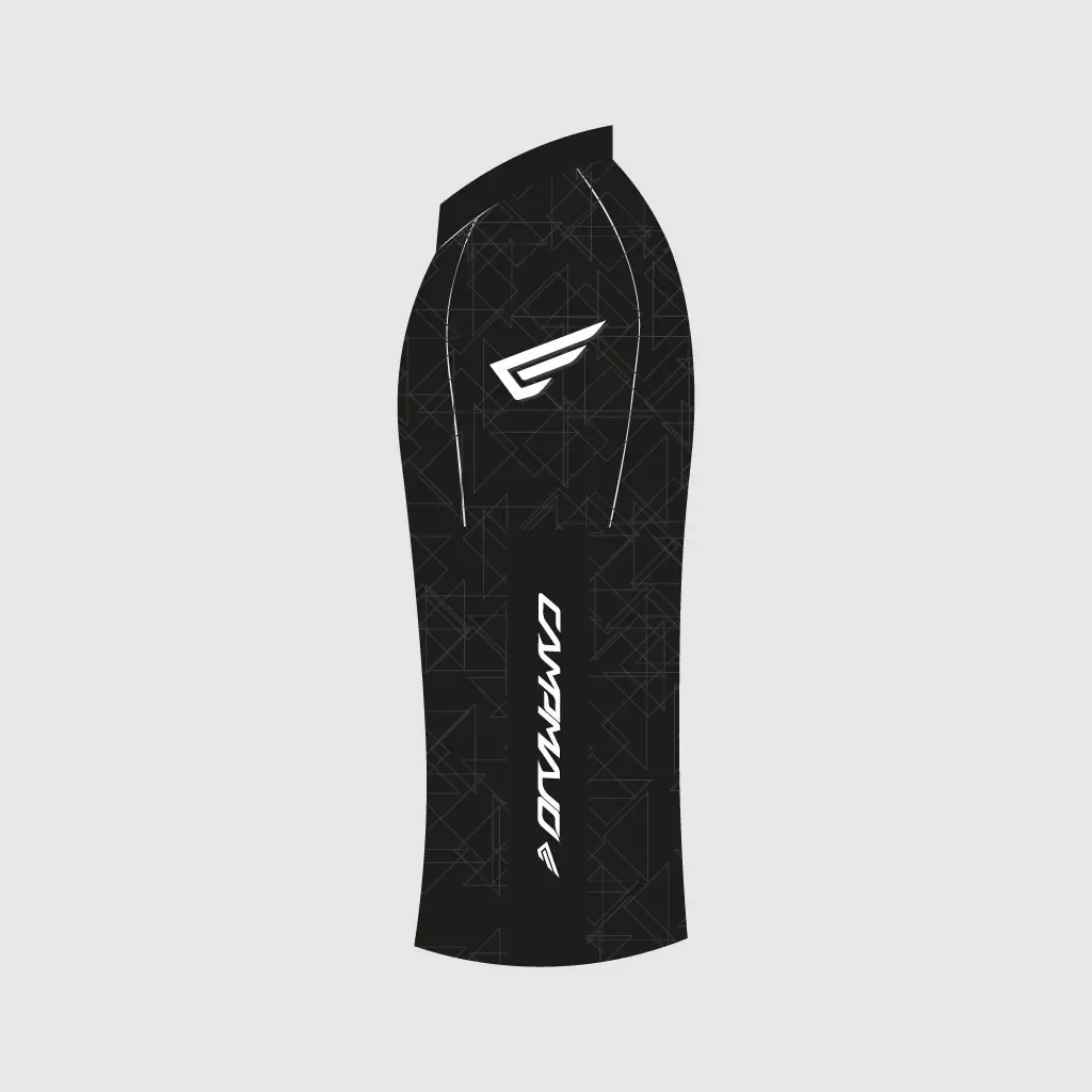 Campmajó black cycling jersey - left.webp