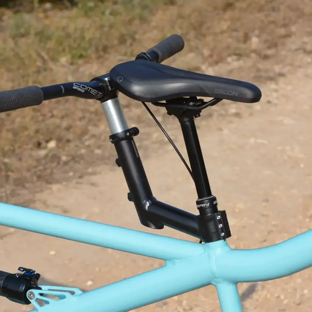 Simple adjustment frame clamp stoker stem