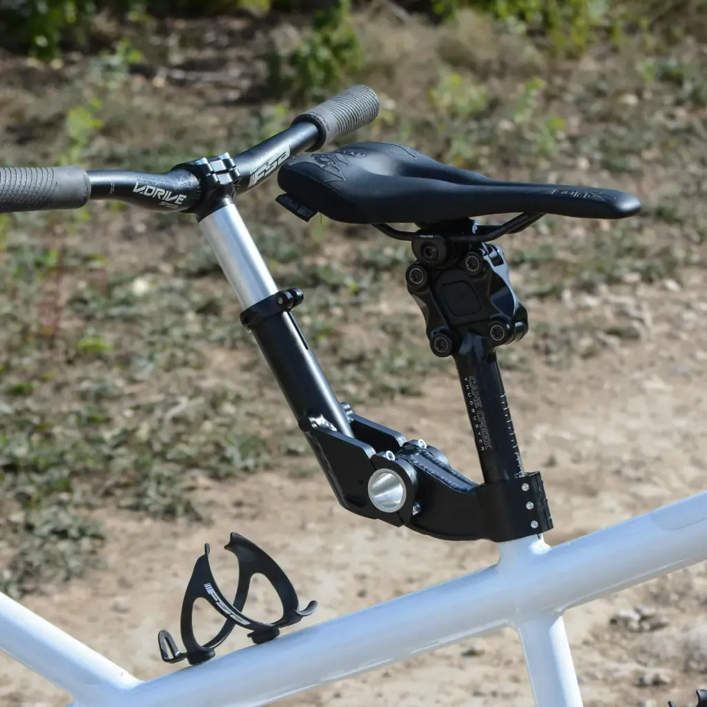 Double adjustment frame clamp stoker stem