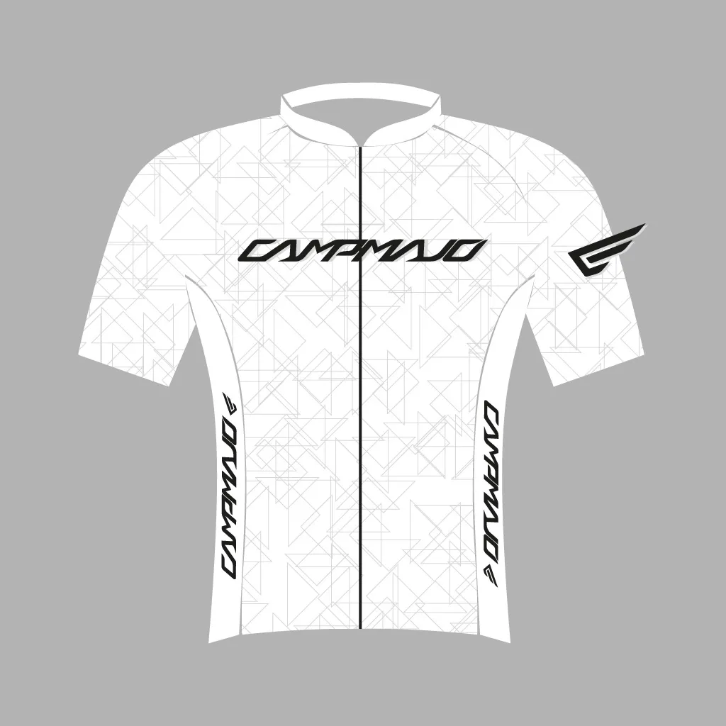 Maillot ciclismo (XS, Blanco)